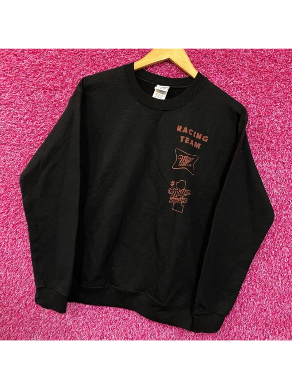 Junk Food Miller High Life Racing Pit Flea Market Fleece size XS - Picture 4 of 5